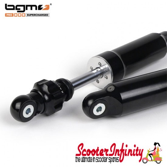 Shock Absorber BGM Pro F16 Front Black (Lambretta LI, LIS, SX, TV (Series 2-3), DL, GP) Shock Absorber BGM Pro F16 Front Black (Lambretta LI, LIS, SX, TV (Series 2-3), DL, GP)