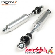 Shock Absorber BGM Pro F16 Front Silver Anodised (Lambretta LI, LIS, SX, TV (Series 2-3), DL, GP)