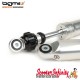 Shock Absorber BGM Pro F16 Front Silver Anodised (Lambretta LI, LIS, SX, TV (Series 2-3), DL, GP)