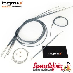 Cable Kit Set - BGM PRO (Lambretta LI, LIS, SX, TV (series 2-3))