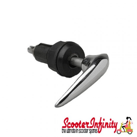 Choke Knob/Tap Chrome Metal Lever (Lambretta)