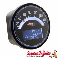 SIP Digital Speedo / Rev Counter *NEW V2.0* (Black Face) (Lambretta LI 125/150 1?/2?/TV 175 1?) SIP Digital Speedo / Rev Counter *NEW V2.0* (Black Face) (Lambretta LI 125/150 1?/2?/TV 175 1?)