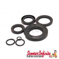 Oil Seal Kit Set Engine Lambretta (with O Rings) (LI, SX, TV, GP) Oil Seal Kit Set Engine Lambretta (with O Rings) (LI, SX, TV, GP)