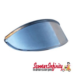 Headlight Peak Cap (Chrome) / Small Type (Vespa / Lambretta Universal Fitment)