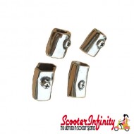 Legshield End Caps Lambretta (Set of 4) (LI, SX, TV)