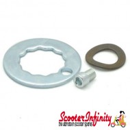 Rear Hub Lock Washer Kit (Top Quality, Italian Produced) (Lambretta GP, LI, SX, TV, GT)