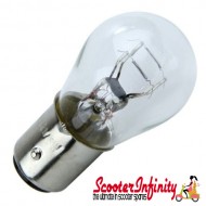 Stop Tail Light Bulb (Socket BAY15D) 21/5w 6v Lambretta (LI, SX, GP, TV)