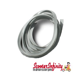 Sidepanel Rubber Pair Lambretta (Grey) (Italian) (LI, SX, TV)