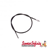 Cable Speedo Complete (For Italian Speedos) (Black) Lambretta (GP125-200)