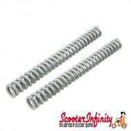 Fork Springs Reinforced STO for Lambretta (215 mm, zinc plated,  reinforced)