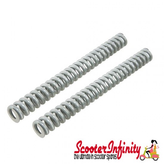Fork Springs Reinforced STO for Lambretta (215 mm, zinc plated,  reinforced)