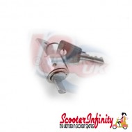 Steering Lock & Keys (Italian Style) (Lambretta GP, LI, SX, TV) Steering Lock & Keys (Italian Style) (Lambretta GP, LI, SX, TV)