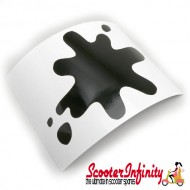 Badge Sticker GP (SPLOT) (BLACK) (Lambretta GP) Badge Sticker GP (SPLOT) (BLACK) (Lambretta GP)
