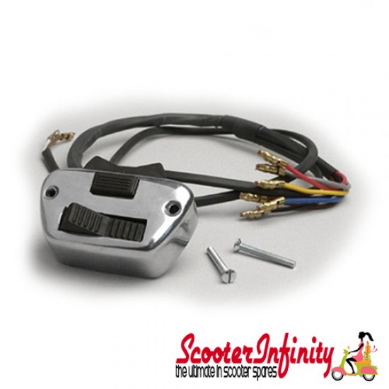 Switch Light CASA (Black Buttons) Lambretta (LI 125-150 Series 3)