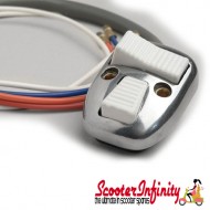 Switch Light Horn/Dip CASA (White Buttons) Lambretta (SX, TV) Switch Light Horn/Dip CASA (White Buttons) Lambretta (SX, TV)