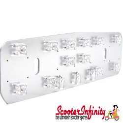 Rear Light Taillight LED for Lambretta 12V (LI (Series 1-2, till 1960), TV (Series 1-2, till 1960))