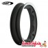 Wheel Rim Tubeless SIP Black Polished Edge (aluminium, KBA 50164, valve premounted) (2.10x10) (Lambretta)