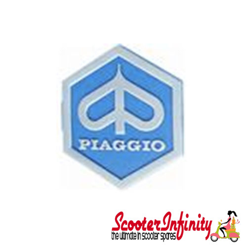 Badge Horncast Horn Cover Hex (Piaggio Emblem) (32 x 37mm) (Vespa PK50