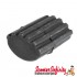 Brake Pedal Rubber Black 50x38x24 mm (Vespa PX80-200/PE/Lusso/`98/MY /`11/T5)