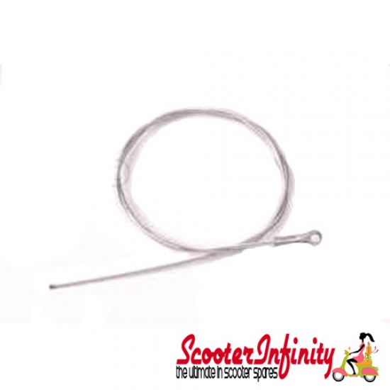 Cable Rear Brake Inner with eye (1000mm) (Vespa 50-125/PV /ET3/PK/XL/XL2/ PX80-200/PE /Lusso/?98/MY/?11)