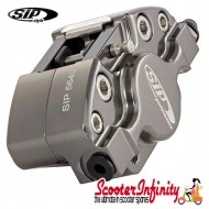 Brake Caliper SIP (Aluminium, Anodised Titanium) (Grimeca,`98/MY, front, LML, Vespa PX, T5, T5 Classic) (MMW Rear)