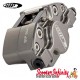Brake Caliper SIP (Aluminium, Anodised Titanium) (Grimeca,`98/MY, front, LML, Vespa PX, T5, T5 Classic) (MMW Rear)