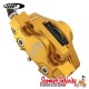 Brake Caliper SIP (Aluminium, Anodised Gold) (Grimeca,`98/MY, front, LML, Vespa PX, T5, T5 Classic) (MMW Rear)
