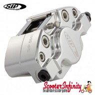 Brake Caliper SIP (Aluminium, Anodised Silver) (Grimeca,`98/MY, front, LML, Vespa PX, T5, T5 Classic) (MMW Rear)