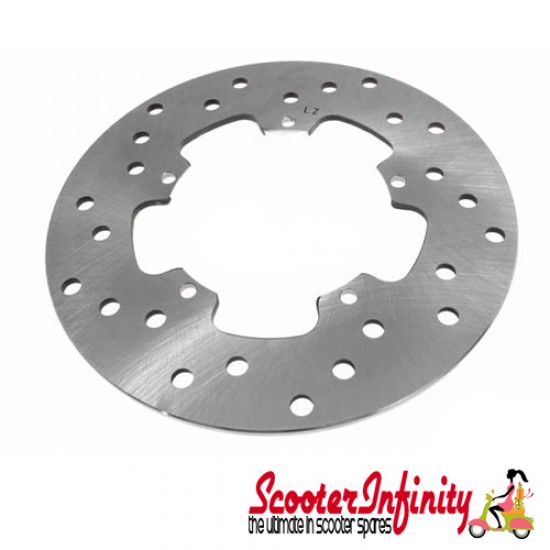 Brake Disc PIAGGIO Standard (200/96/4mm - 5 Hole) (Gilera, LML, Piaggio Fly, Zip, Hexagon, Vespa ET, GT, LX, PX, T5 Classic)