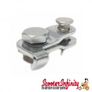 Cable Nipple / Cable Hose Brake Rear (Premium Quality, incl. Plates, Bolts, Split Pin) (Vespa 125 VNA_TS/150 VBA-T4/160 GS/180 SS/Rally)