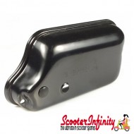 Carburettor Casing Cover Black (Without Oil Pump) (Vespa 125 VNB-TS/150 VBA -Super/Rally/P80-150X/P200E /PX80-200E/Lusso/T5 )