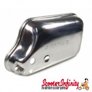 Carburettor Casing Cover Chrome (Without Oil Pump) (Vespa 125 VNB-TS/150 VBA -Super/Rally/P80-150X/P200E /PX80-200E/Lusso/T5 )