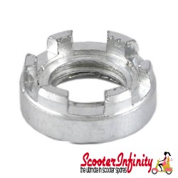 Clutch Nut Tool Castle INCLUDING: Clutch Nut & Tab Washer (Vespa Rally PX T5)