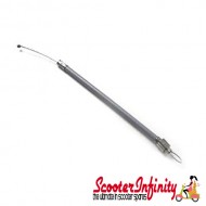 Cable Choke (Vespa Small Frame) (Type B) (200mm, Outer 145mm) (With Sleeve and Solder Nipple) (Vespa 50N, S, 90SS, PK50S, XL, Rush, PK125XL Elec Start)