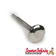 Choke Lever Polished Aluminium Knob (Vespa VNB-TS/_150 VBA-Super/_180-200 Rally/_PX 80-200/_PE/_Lusso/_'98/_MY/_'11/_T5)