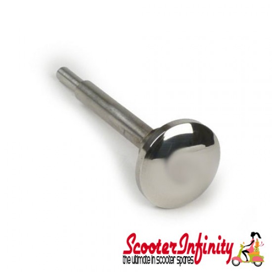 Choke Lever Polished Aluminium Knob (Vespa VNB-TS/_150 VBA-Super/_180-200 Rally/_PX 80-200/_PE/_Lusso/_'98/_MY/_'11/_T5)