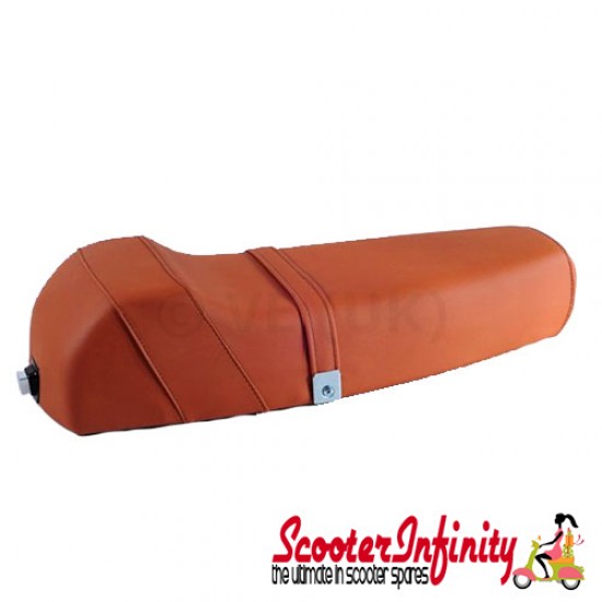 Seat Super Corsa (Tan Brown) (Vespa P, PX, T5 Classic)