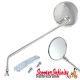 Mirror Standard Left CUPPINI (round, ? 97 mm, chrome stem length 290mm) (Vespa all Classic models) Mirror Standard Left CUPPINI (round, ? 97 mm, chrome stem length 290mm) (Vespa all Classic models)