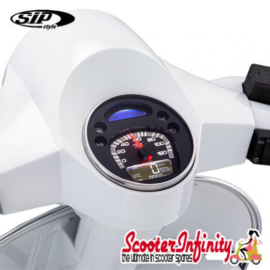 SIP Digital Speedo / Rev Counter *NEW V2.0* (Black Face) (Vespa PX/MY/T5 Classic) SIP Digital Speedo / Rev Counter *NEW V2.0* (Black Face) (Vespa PX/MY/T5 Classic)