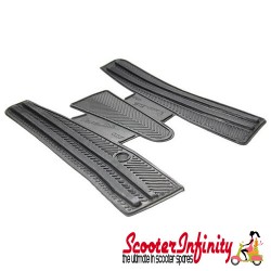 Floormat Floorboard Protection (Black) (Vespa PX, P Range, T5 Classic, LML) Floormat Floorboard Protection (Black) (Vespa PX, P Range, T5 Classic, LML)