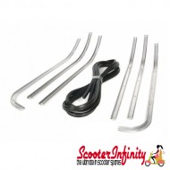 Floor Runner Kit (Replica) (Vespa  125/GT/GTR/TS/150 Sprint/V/180 SS/Rally)