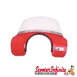 Flyscreen Windshield Mod (Transparent Mod) (Vespa LML, Vespa E, Vespa EFL 1984-87, T5 Classic)