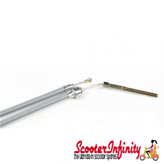 Cable Front Brake Complete (sleeve and pear nipple, FA for Vespa PK50-80 S/Lusso/ PX80-200/PE/Lusso/?98/MY/T5 ? 1,9mm/6,0 mm, l (cable)=1270mm, l (sleeve)=1150mm, with threaded rod) Cable Front Brake Complete (sleeve and pear nipple, FA for Vespa PK50-80 S/Lusso/ PX80-200/PE/Lusso/?98/MY/T5 ? 1,9mm/6,0 mm, l (cable)=1270mm, l (sleeve)=1150mm, with threaded rod)