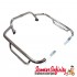 Crashbars Front Legshield Chrome (CUPPINI) (2-parts, additional drilling necessary) (LML, Vespa & Lambretta - Universal)