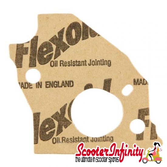 Gasket Carburettor Casing (With Oil Pump) (Vespa 180-200 Rally/PX80-200/PE/Lusso/`98 /MY/`11/T5/Cosa)