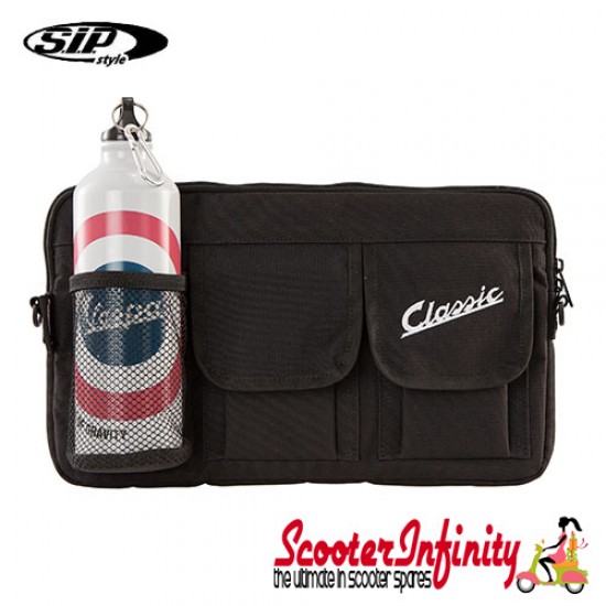 Bag Glovebox Toolbox "Classic" (SIP) (Black) (Fits around glovebox door) (Classic Vespa, Modern Vespa) Bag Glovebox Toolbox "Classic" (SIP) (Black) (Fits around glovebox door) (Classic Vespa, Modern Vespa)