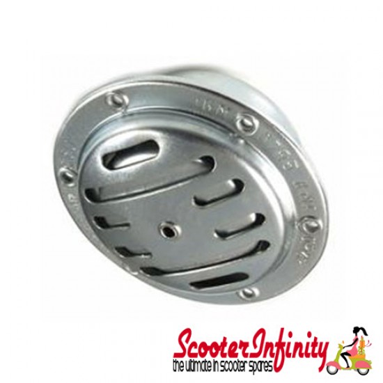 Horn for Vespa (EFFE) (Volt: 12 AC, bar shape, zinc coated, for models w/o battery) (PX100-200 E Lusso, T5 Classic, Primavera ET3) Horn for Vespa (EFFE) (Volt: 12 AC, bar shape, zinc coated, for models w/o battery) (PX100-200 E Lusso, T5 Classic, Primavera ET3)