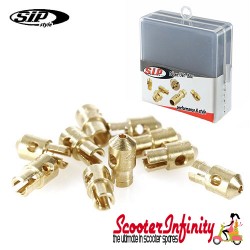 Jetting / Jet Kit VESPA SI Push In JET SIP (For DELLORTO Carb) (130-132-135-138-140) (5 Jets) Jetting / Jet Kit VESPA SI Push In JET SIP (For DELLORTO Carb) (130-132-135-138-140) (5 Jets)