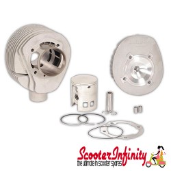 Cylinder Kit Malossi 177 MHR *NEW" Aluminium (Racing) (With Head) (Vespa P Range 125-150, PX125-150, Cosa 125-150) Cylinder Kit Malossi 177 MHR *NEW" Aluminium (Racing) (With Head) (Vespa P Range 125-150, PX125-150, Cosa 125-150)