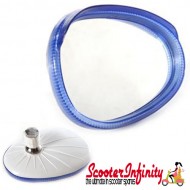 Mirror Head LEFT Hand (Scooter) (for 7mm Stem) (BUMM) (Blue / White) (Vespa / Lambretta) Mirror Head LEFT Hand (Scooter) (for 7mm Stem) (BUMM) (Blue / White) (Vespa / Lambretta)